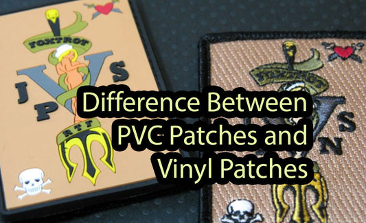 Difference between PVC vs Vinyl Patches Rush Patch