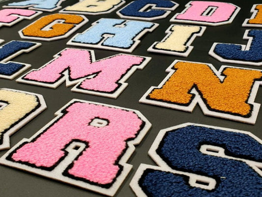 chenille varsity letters wholesale rush patch