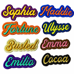 Custom Embroidery Name Patches