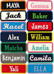 Custom Embroidery Name Patches