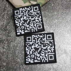 Custom Embroidered QR Code