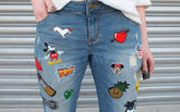 Iron on patches for Denim