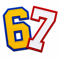 Iron on jersey Letters and Numbers