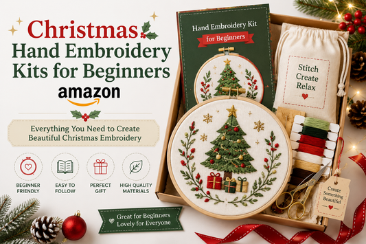 Christmas Hand Embroidery Kits For Beginners