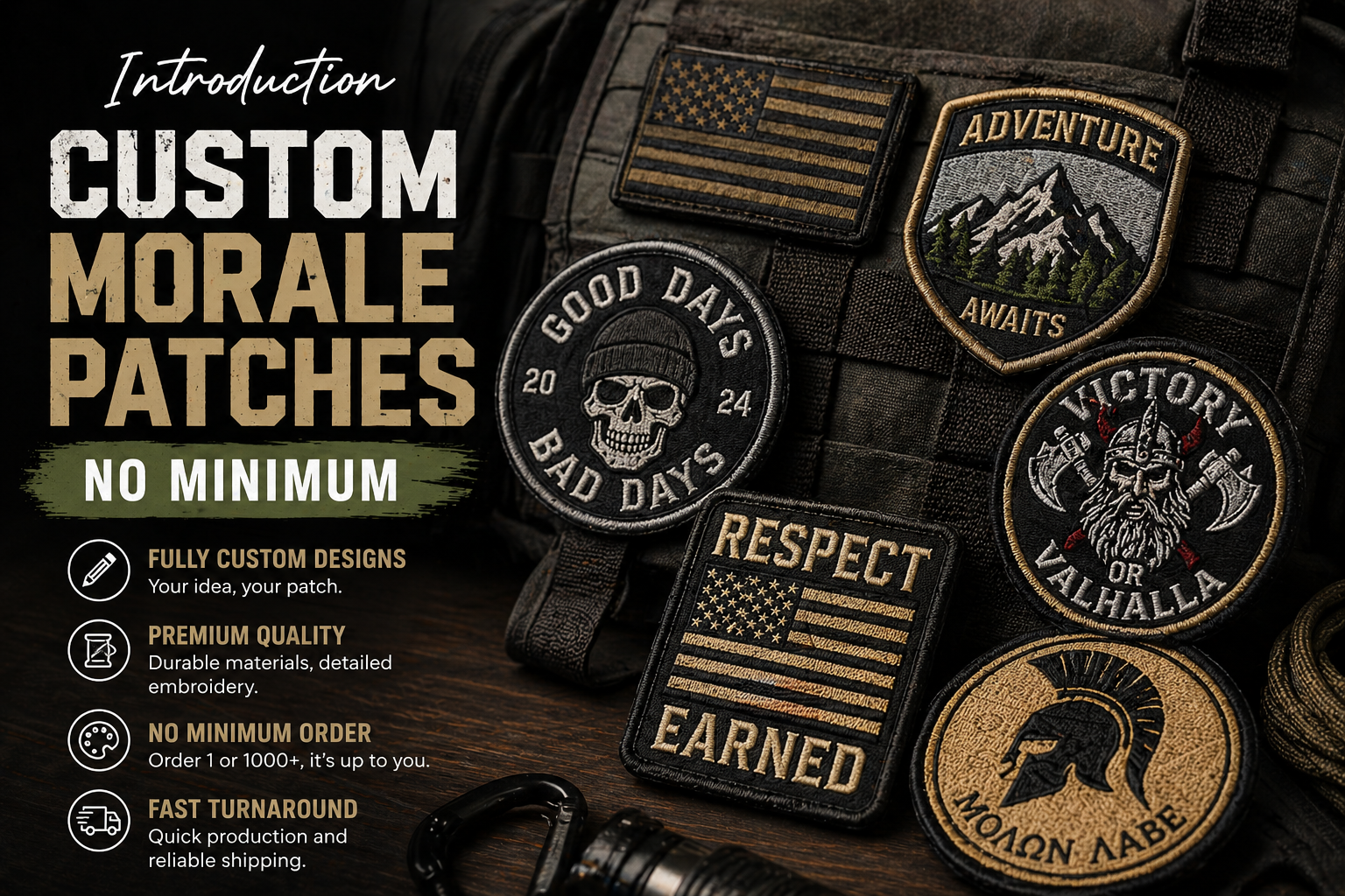 Custom Morale Patches No Minimum: Basics, Types, & Comparison – Rush Patch