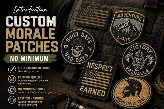 Custom Morale Patches No Minimum: Basics, Types, & Comparison