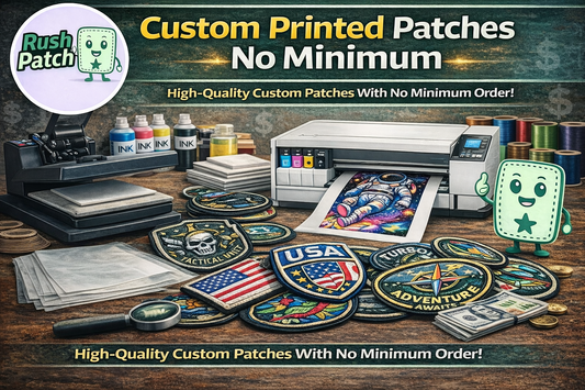 custom printed patches no minimum Rush Patch