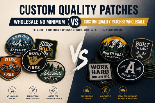 Custom Quality Patches Wholesale no Minimum
