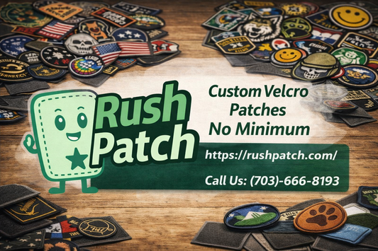 Custom velcro patches no minimum