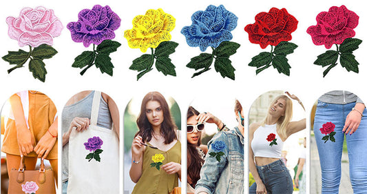 Guide to Using Iron On Embroidered Flowers for Clothing and Craft