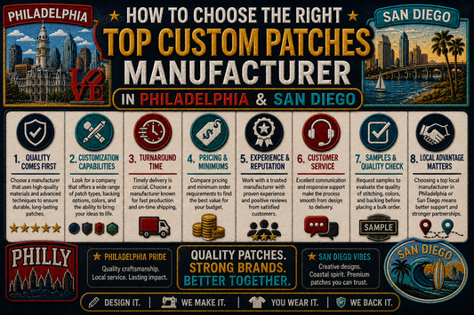 Top Custom Patches Company in Philadelphia Rush Patch