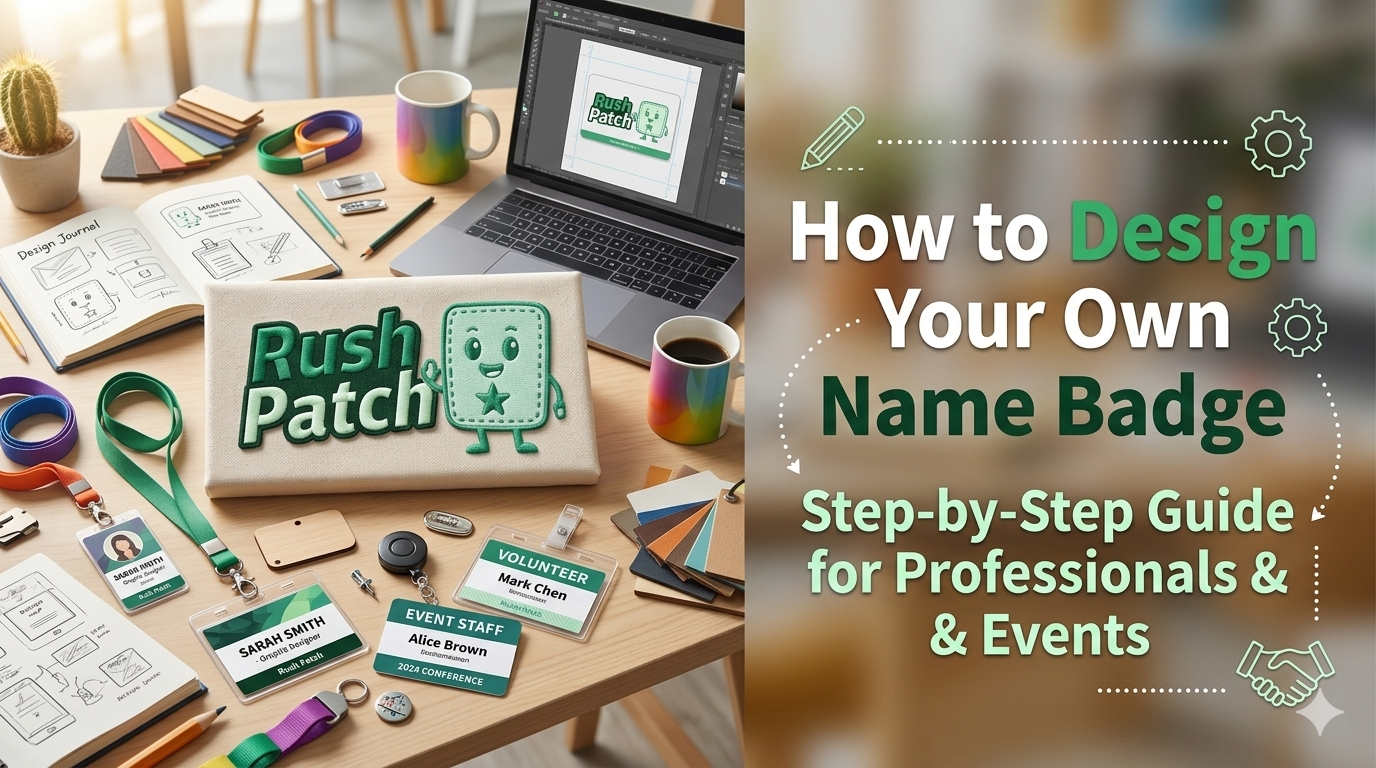 🏷️Free Name Badge Maker🧵 |Design Your own Name Badges – Rush Patch