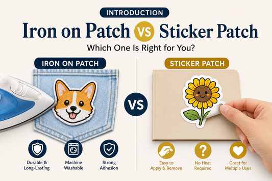 Iron on patch vs Sticker Patch: Basics, Application, Common Problems Solution