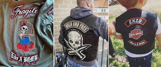 motorcycle vest patches Rush Patch