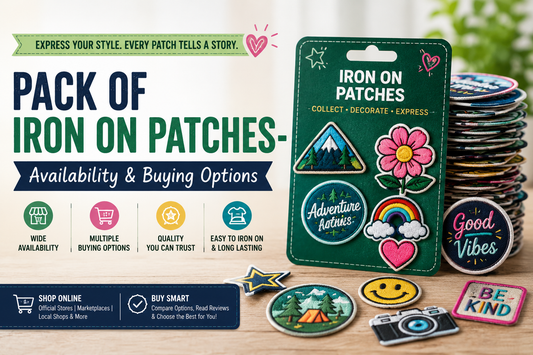 Packs of Iron On Patches: Basics, Types, & Buying Option