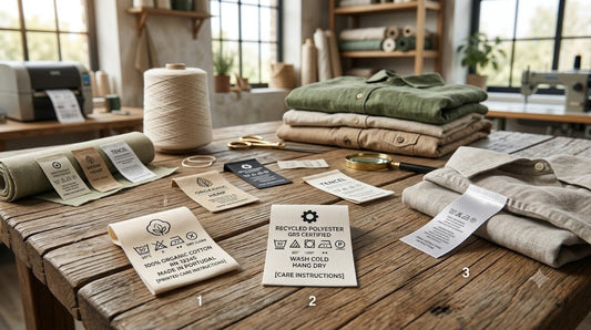 Printed Care Labels for Clothing Rush Patch