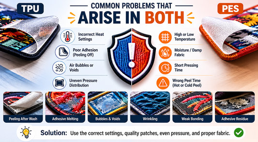 Guide: TPU vs PES Adhesive Backing for Iron-On Patches