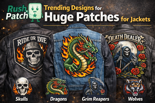 huge patches for jackets Rush Patch