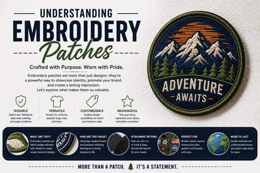 Embroidery Patch VS Embroidery: Comparison, Understanding, & Performance