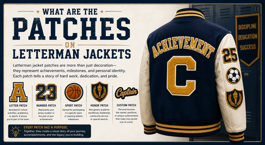 captain letterman jacket patch