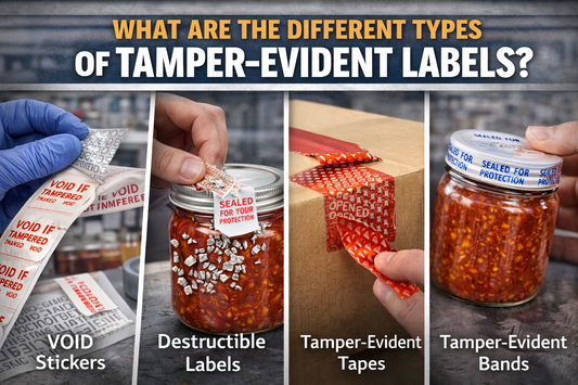 tamper proof stickers for jars Rush Patch
