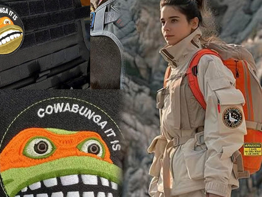 velcro patches for backpacks funny
