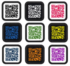 Custom Embroidered QR Code